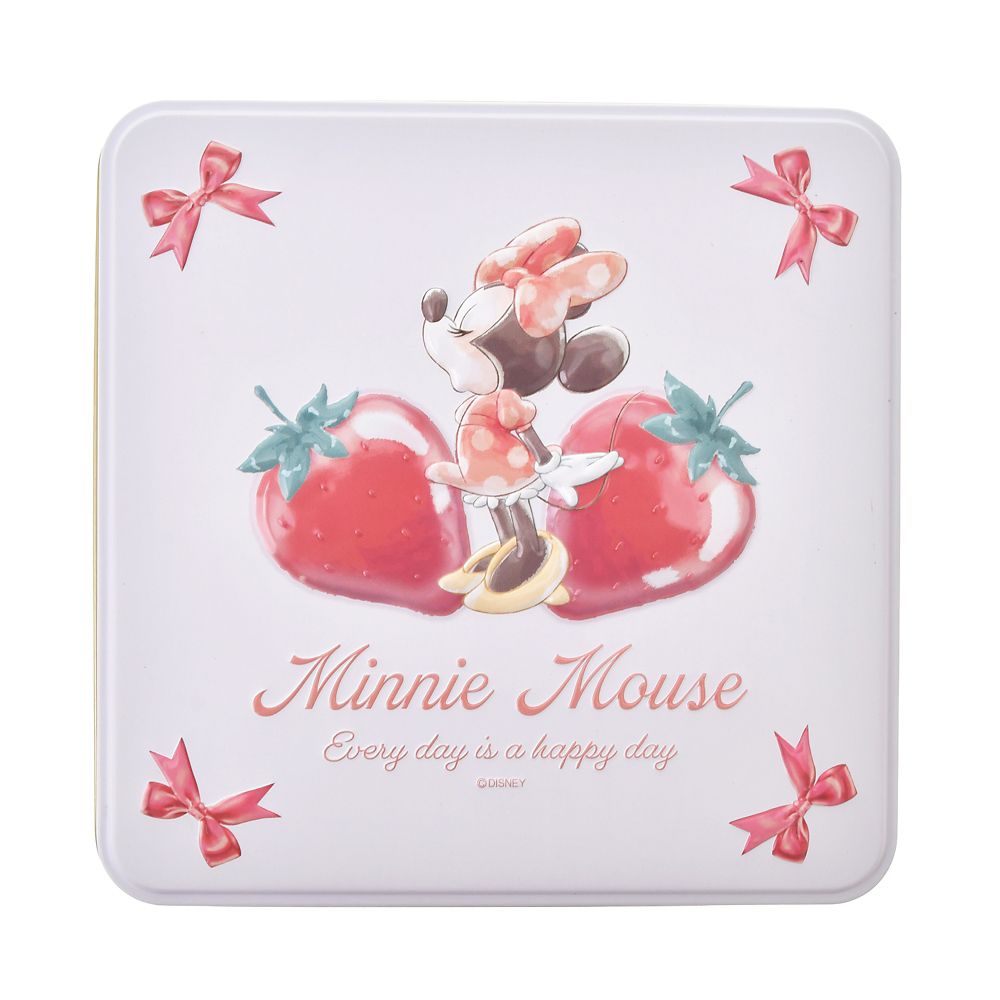 ミニー ワッフルクッキー 缶入り エンボス GLOSSY FRUITS