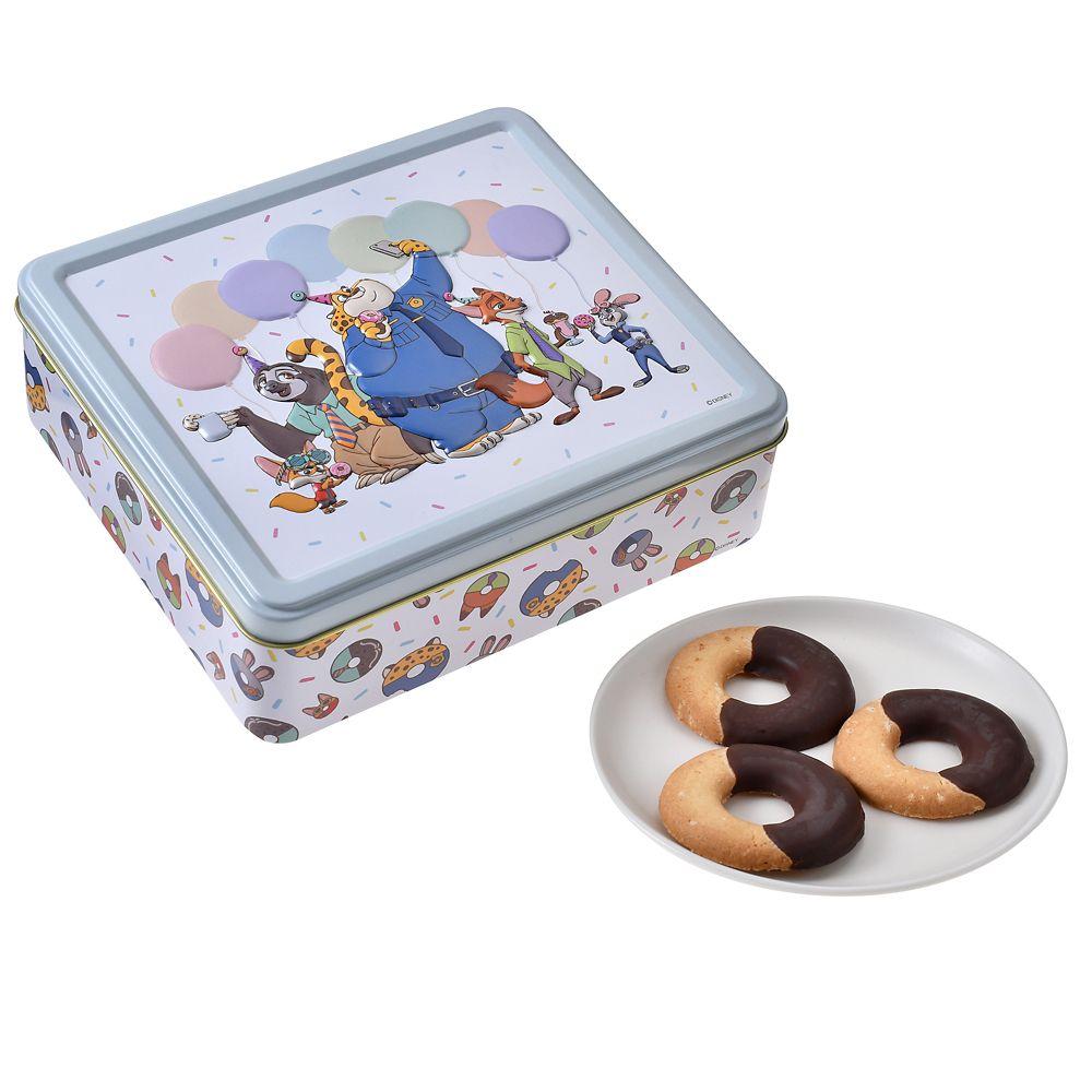 ズートピア サブレ 缶入り エンボス 10TH Anniversary Collection from the Disney movie Zootopia