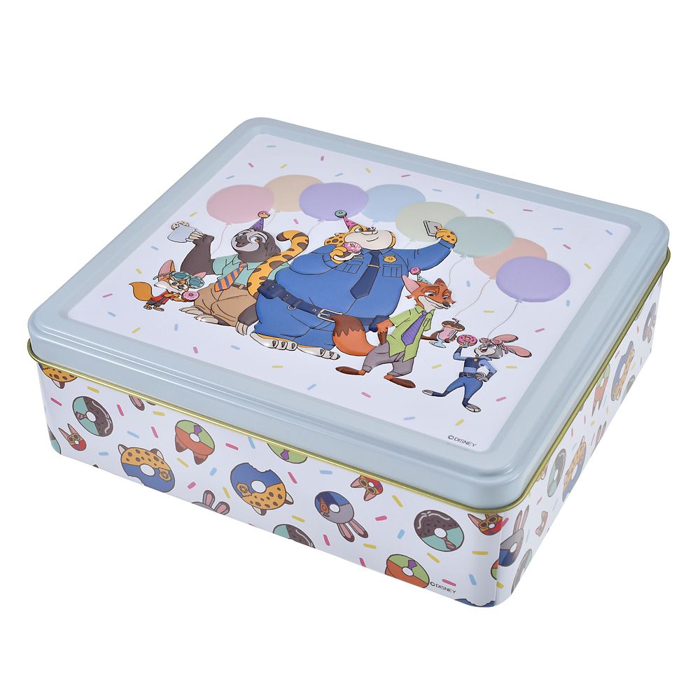 【再入荷】ズートピア サブレ 缶入り エンボス 10TH Anniversary Collection from the Disney movie Zootopia