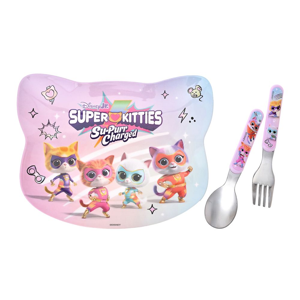 【キッズ用】スーパーキティ プレート セット グラデーション SUPER KITTIES