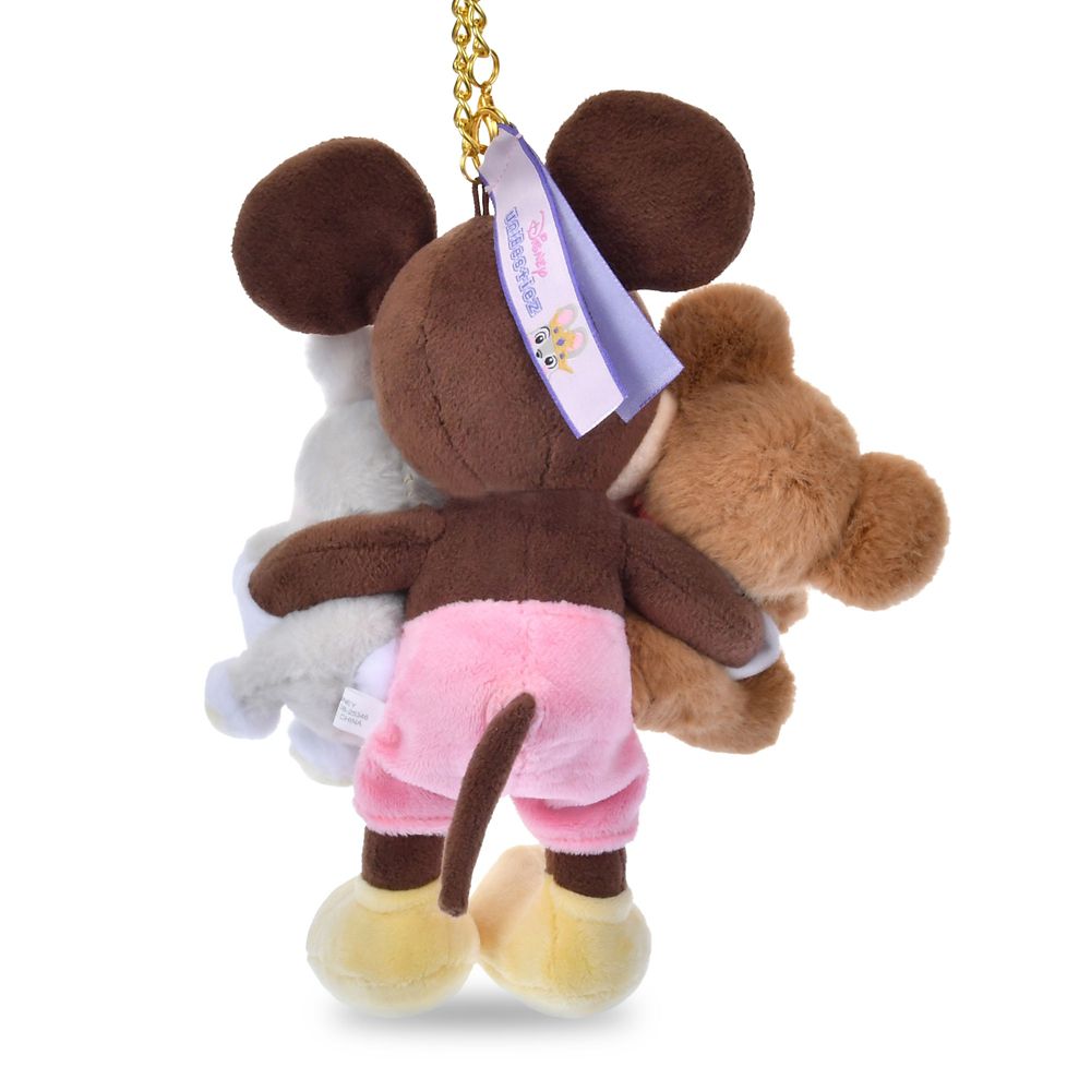 ユニベスティーズ イエック ラビット＆ミッキー＆モカ ぬいぐるみキーホルダー・キーチェーン Disney UniBestiez