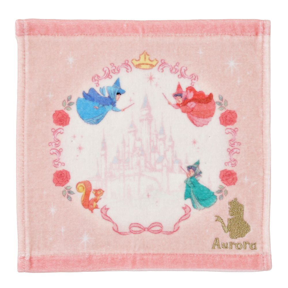 オーロラ姫、メリーウェザー＆フォーナ＆フローラ ミニタオル Castle