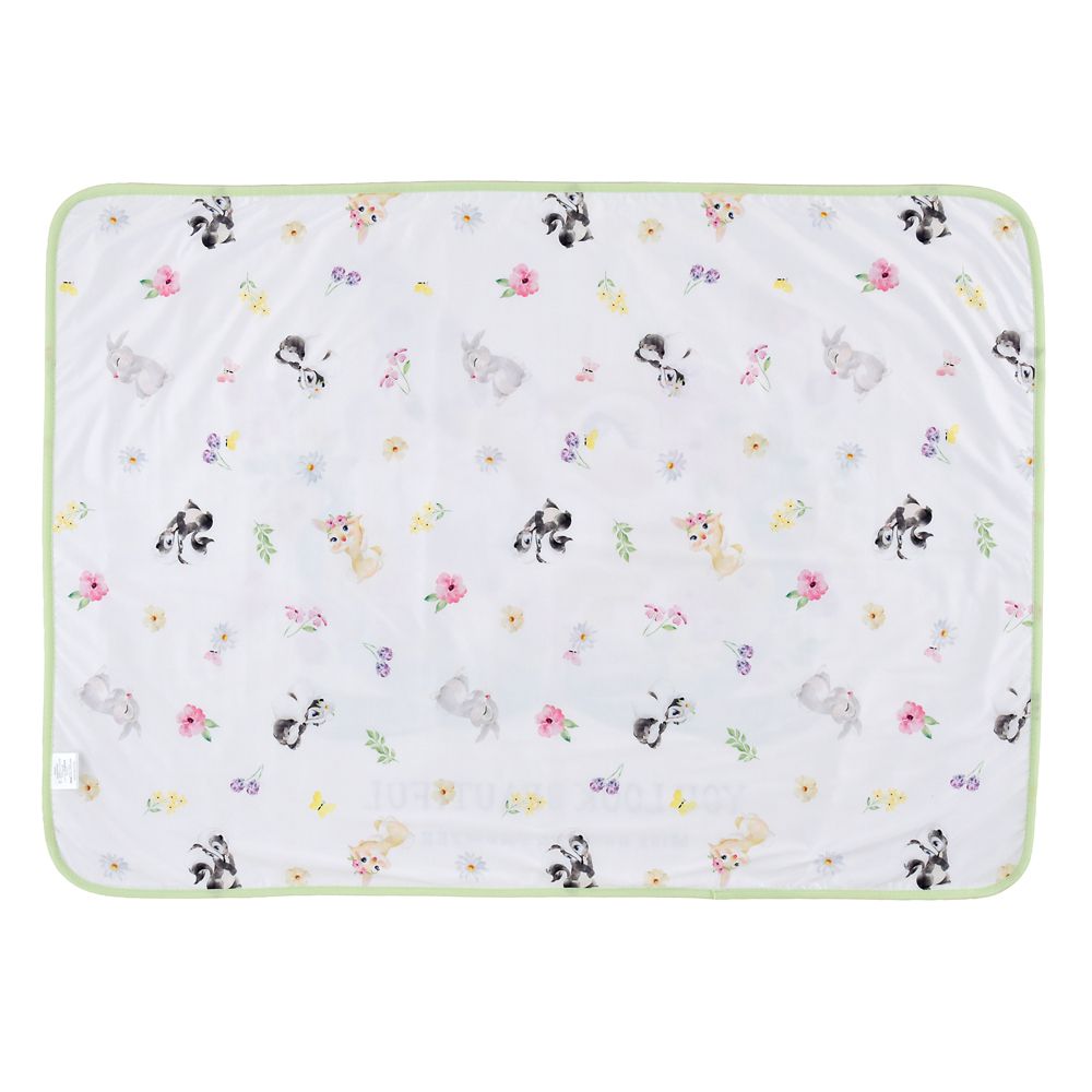 バンビ ブランケット ガーゼ Cool リバーシブル 巾着入り DISNEY SPRING ROMANCE