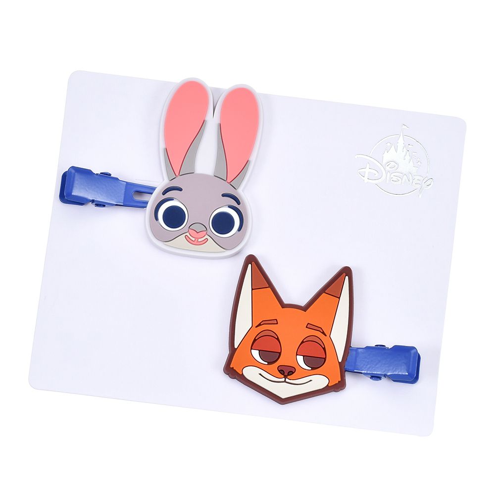 ジュディ・ホップス＆ニック・ワイルド ヘアクリップ セット カラークリップ デフォルメ MAEGAMI Hair Zakka