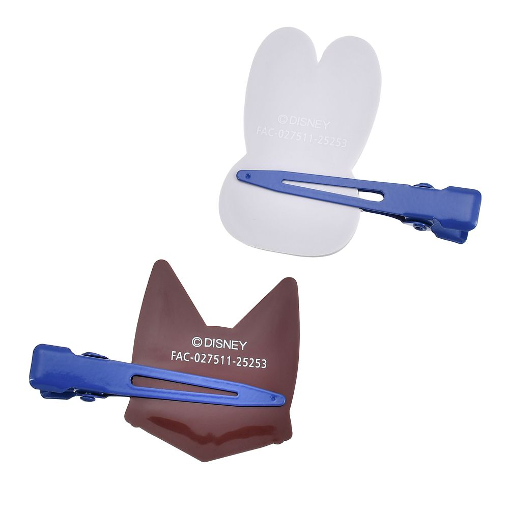 ジュディ・ホップス＆ニック・ワイルド ヘアクリップ セット カラークリップ デフォルメ MAEGAMI Hair Zakka