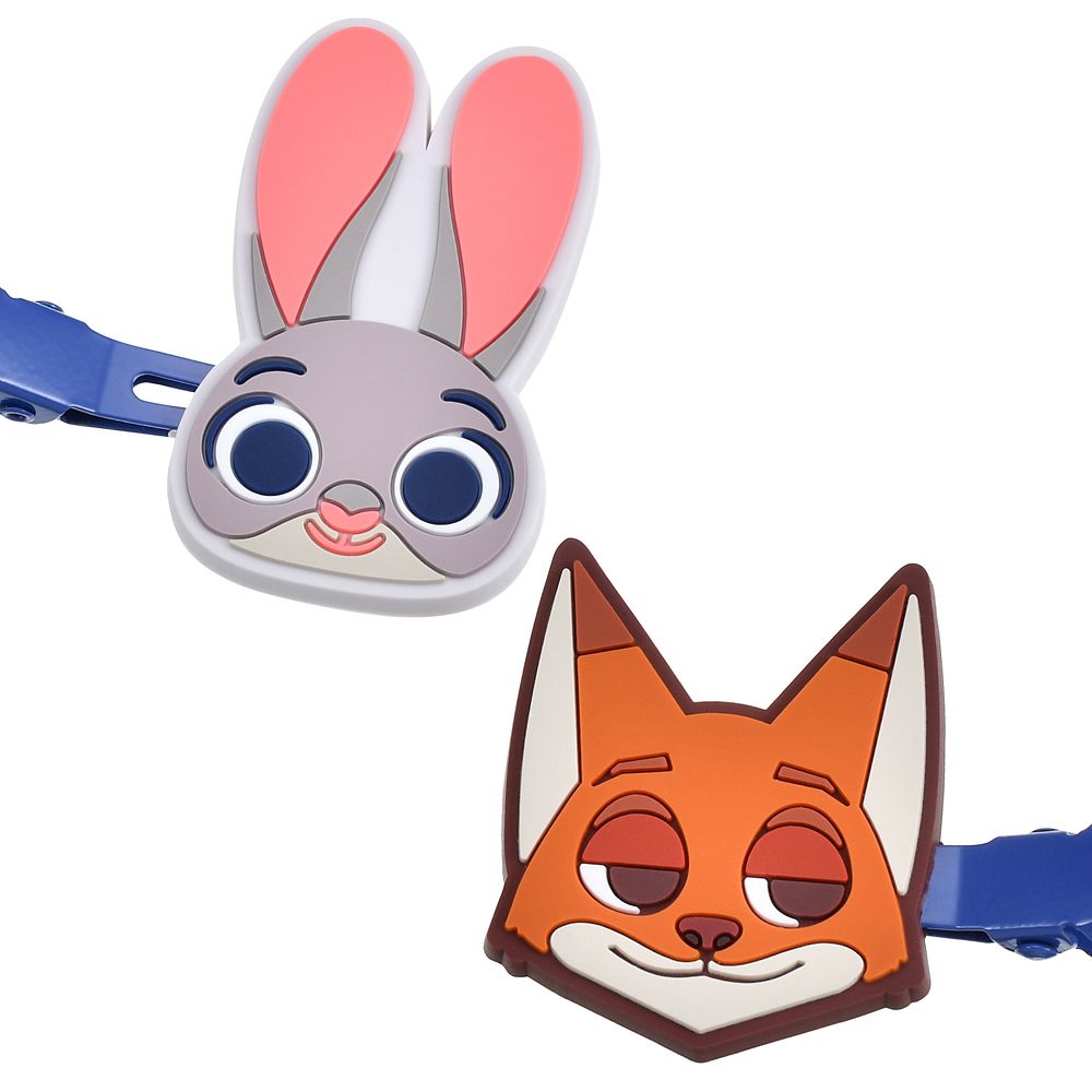 ジュディ・ホップス＆ニック・ワイルド ヘアクリップ セット カラークリップ デフォルメ MAEGAMI Hair Zakka