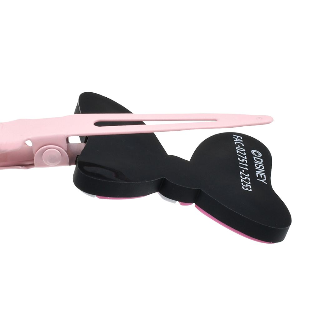 ミニー ヘアクリップ セット カラークリップ ピンクリボン MAEGAMI Hair Zakka