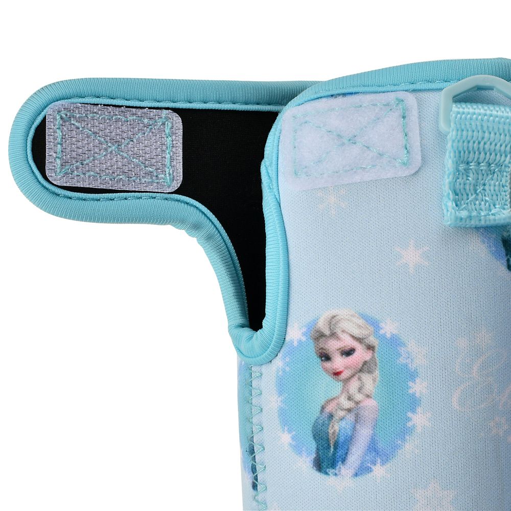 【キッズ用】エルサ ボトルカバー ストラップ付き フローズンブルー