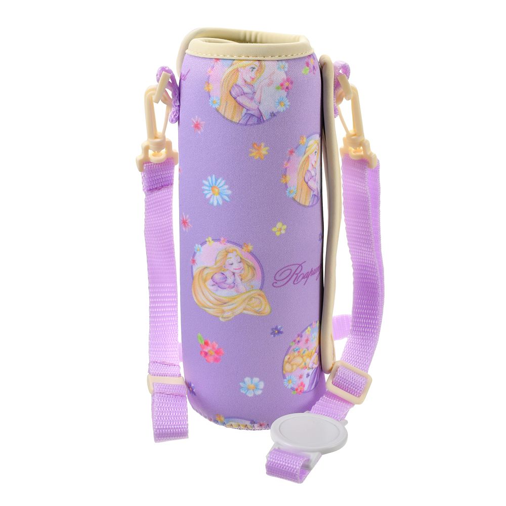 【キッズ用】ラプンツェル＆パスカル ボトルカバー ストラップ付き Flower Garden