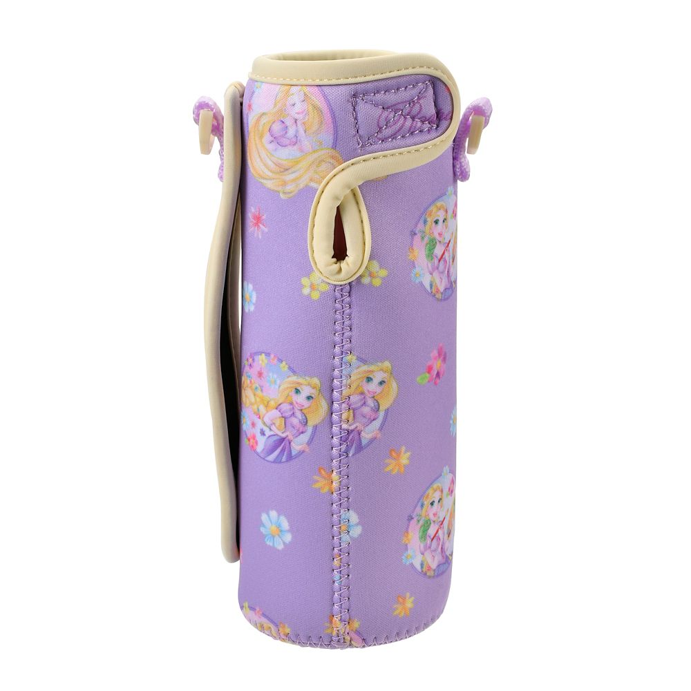 【キッズ用】ラプンツェル＆パスカル ボトルカバー ストラップ付き Flower Garden