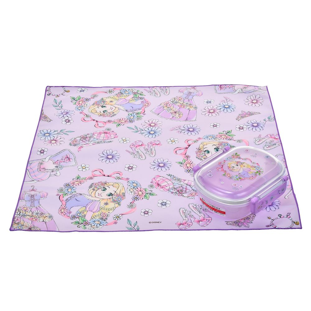 【キッズ用】ラプンツェル お弁当箱 ランチクロス付き ドレスアップ