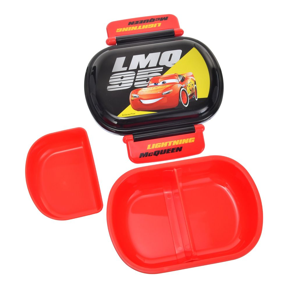 【キッズ用】ライトニング・マックィーン＆ジャクソン・ストーム お弁当箱 ランチクロス付き