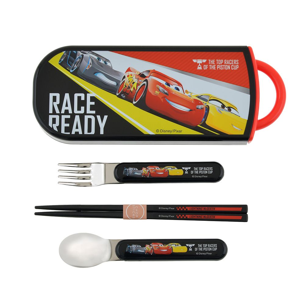 【キッズ用】ライトニング・マックィーン、クルーズ・ラミレス、ジャクソン・ストーム お箸 セット トリオ