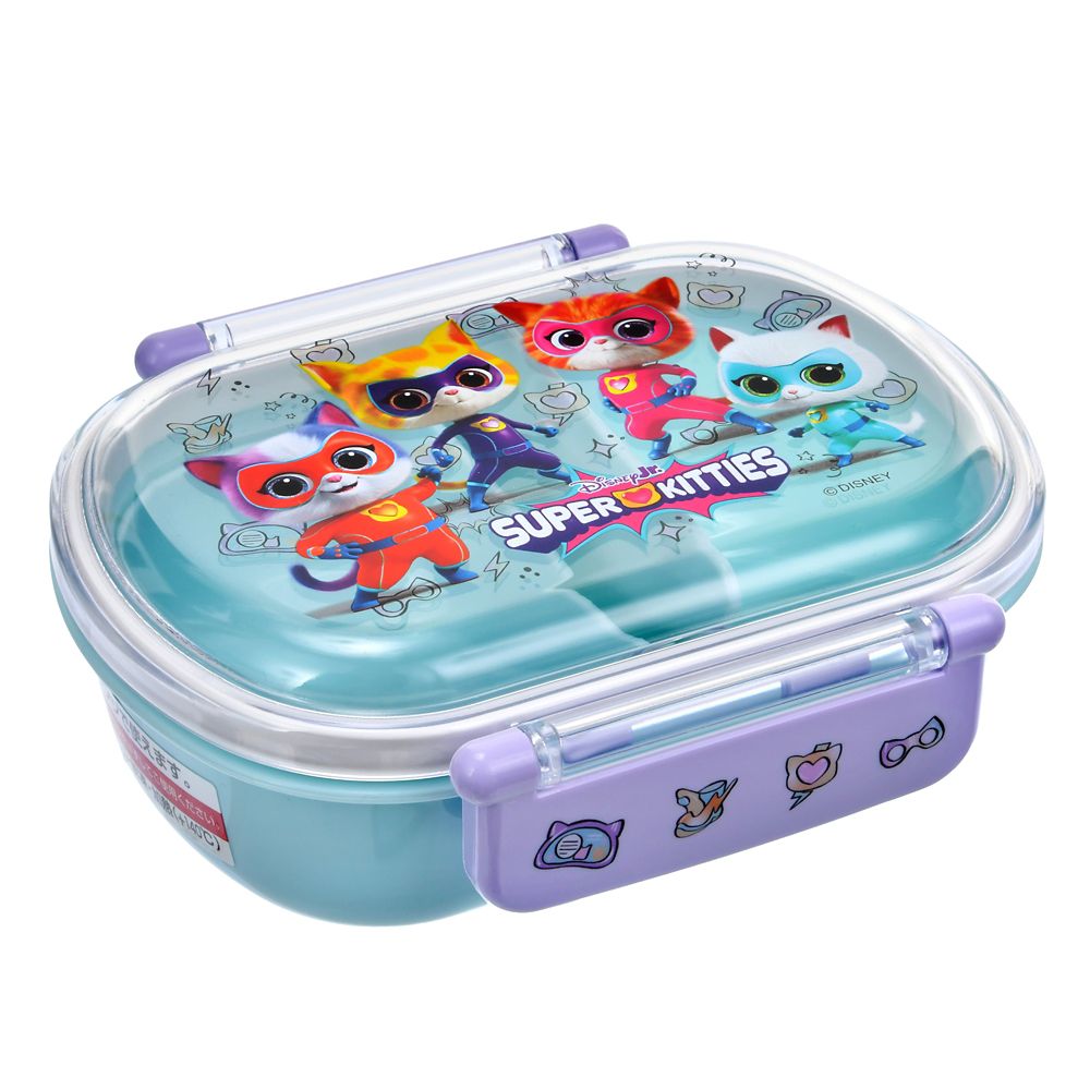【キッズ用】スーパーキティ お弁当箱 ランチクロス付き グラデーション SUPER KITTIES