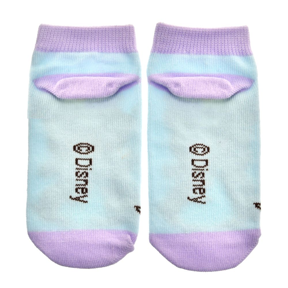 【キッズ用】エルサ 靴下 くるぶし らくがき ブルー 13～18