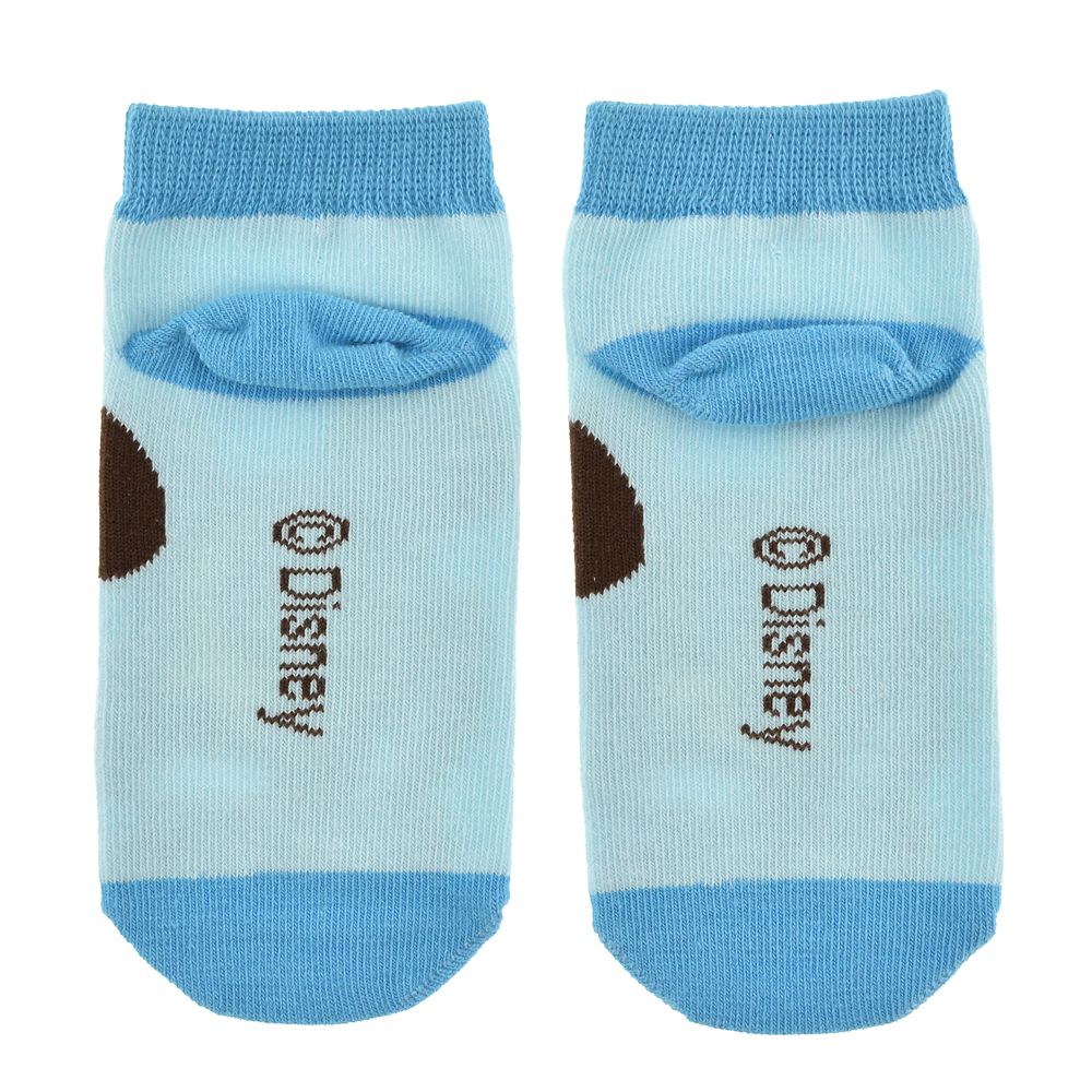 【キッズ用】ミッキー 靴下 くるぶし ブルー 13～18