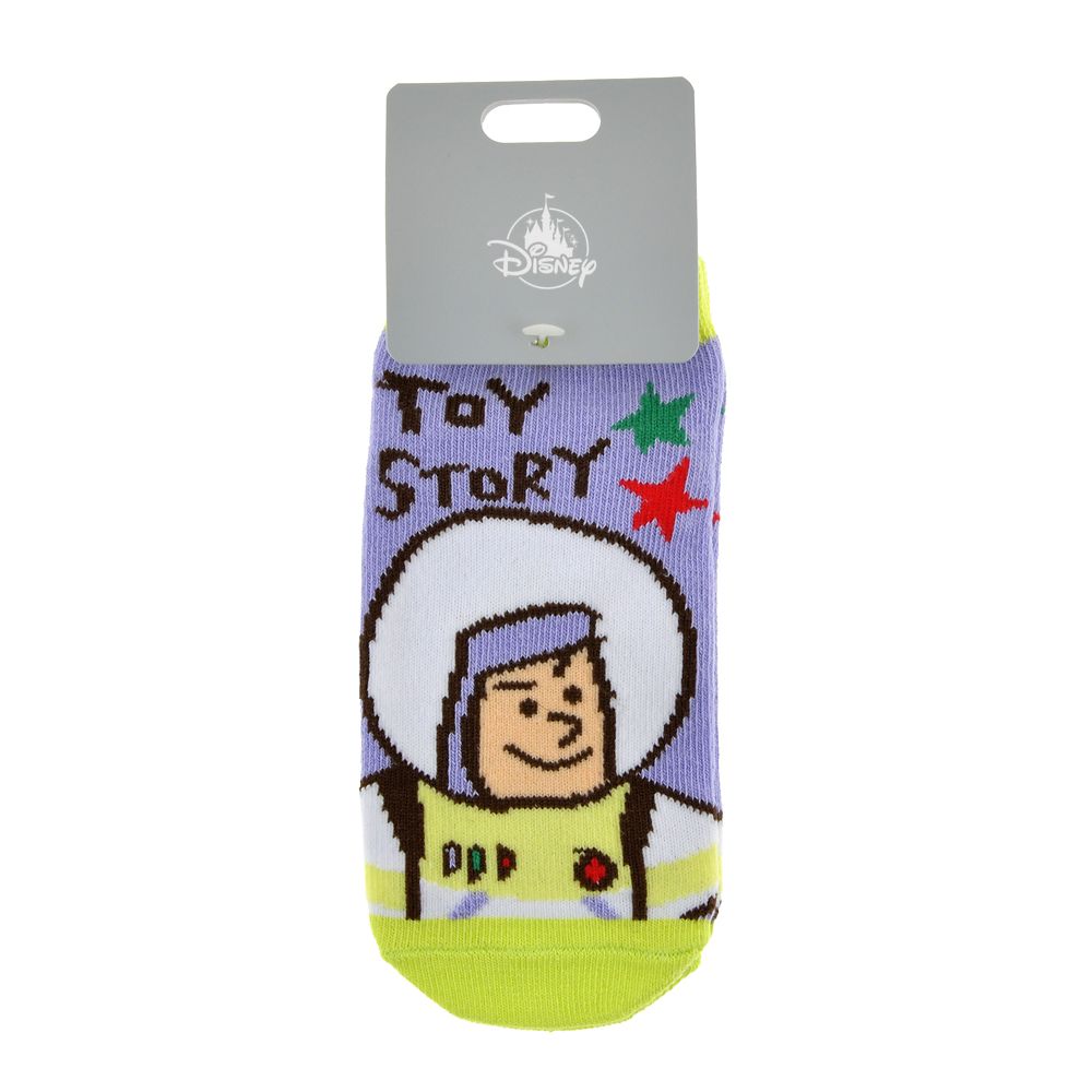 【キッズ用】バズ・ライトイヤー 靴下 くるぶし らくがき 13～18