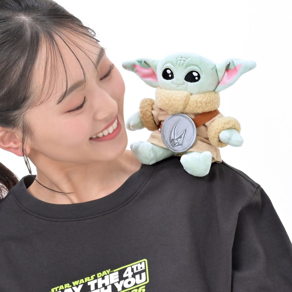 スター・ウォーズ グローグー ぬいぐるみ 肩のり トーキング THE MANDALORIAN AND GROGU