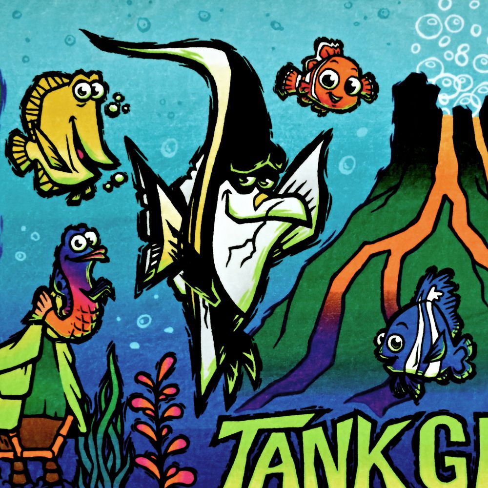 ファインディング・ニモ バスタオル Nemo Tank Gang