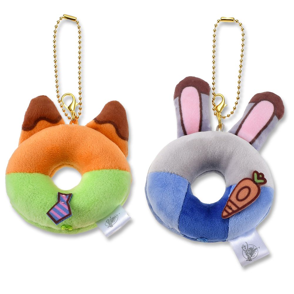 ズートピア ぬいぐるみキーホルダー・キーチェーン セット ドーナツ 10TH Anniversary Collection from the Disney movie Zootopia