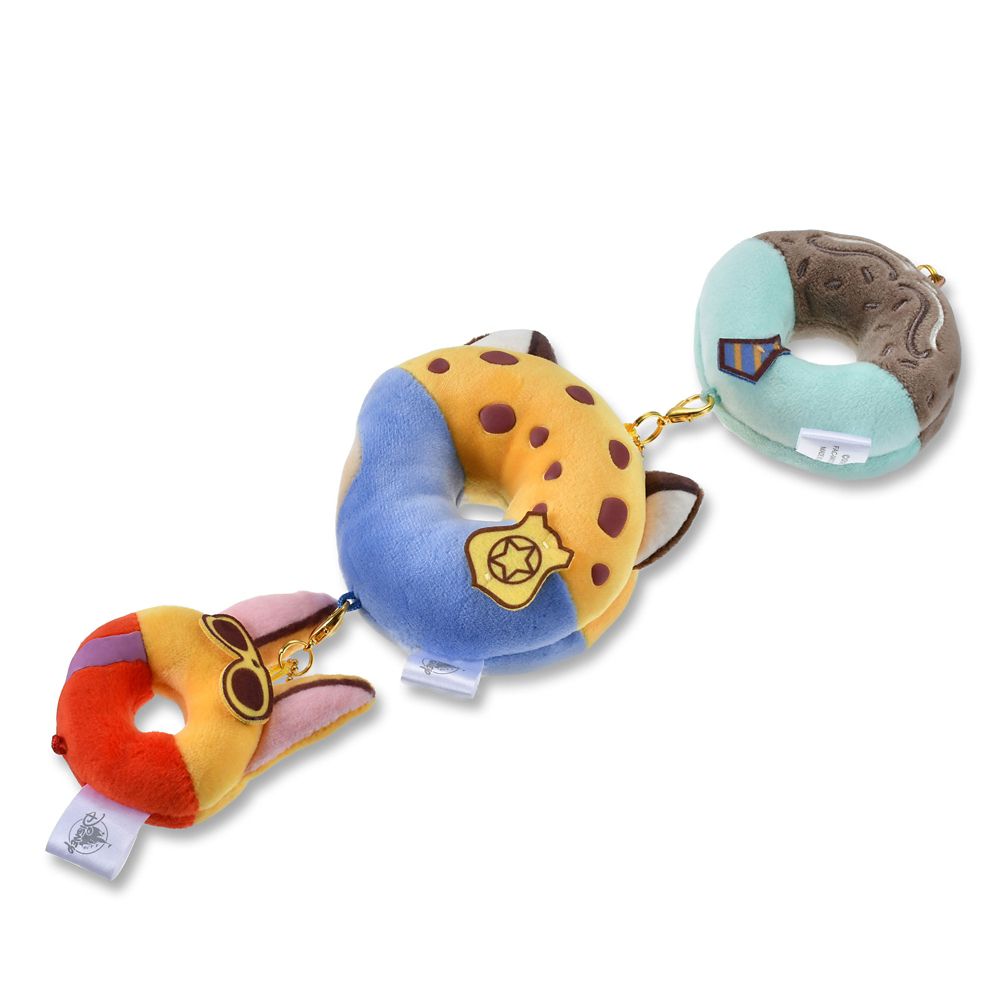 ズートピア ぬいぐるみキーホルダー・キーチェーン セット ドーナツ 10TH Anniversary Collection from the Disney movie Zootopia