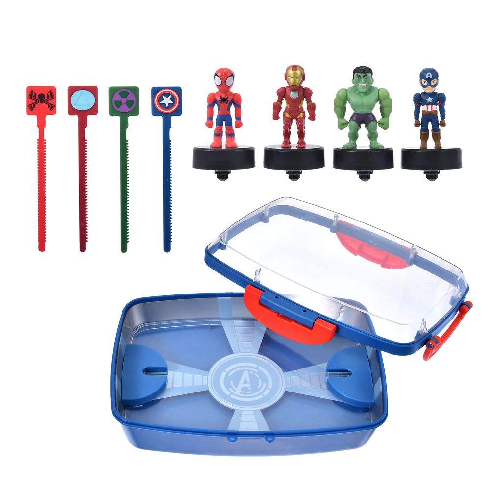 マーベル おもちゃ コマ セット ケース入り Avengers Battle Arena