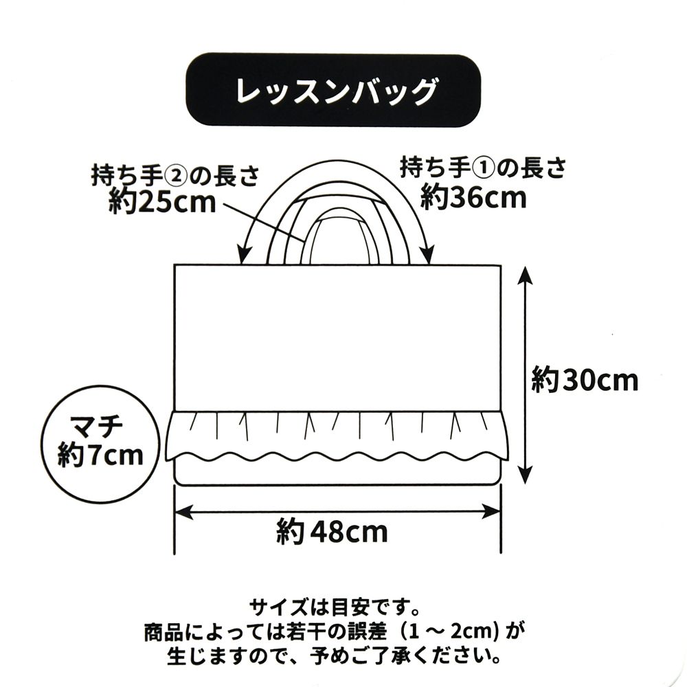 【キッズ用】ラプンツェル レッスンバッグ ドレスアップ Back to School