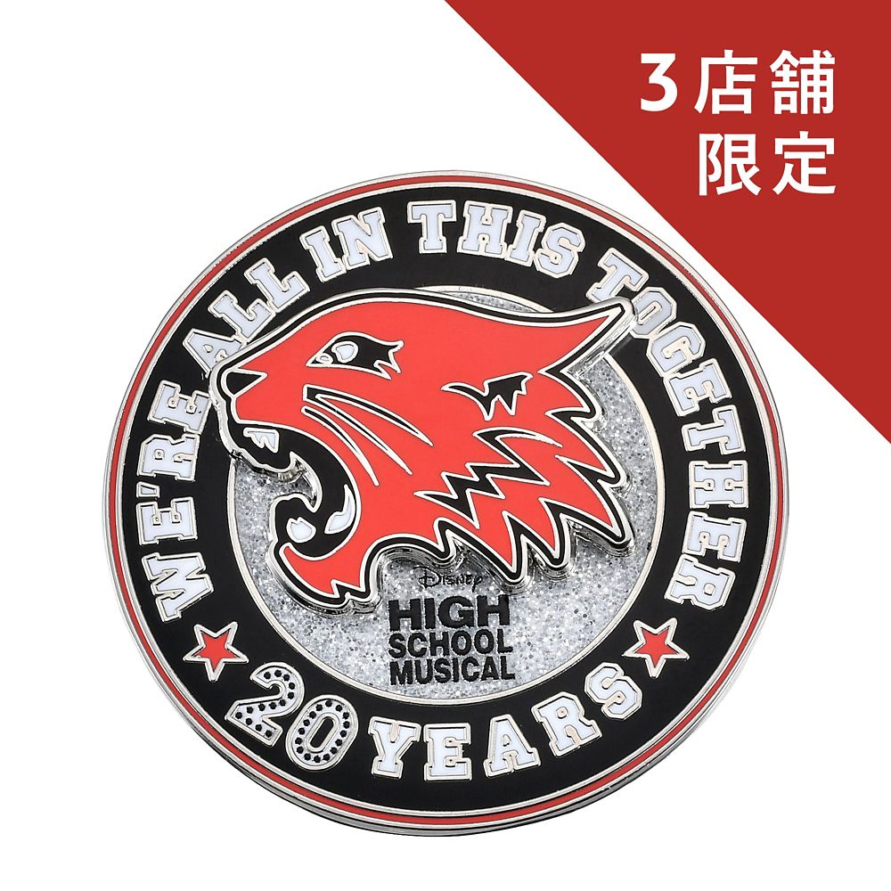 ハイスクール・ミュージカル ピンバッジ 20th アニバーサリー ハイスクール・ミュージカル