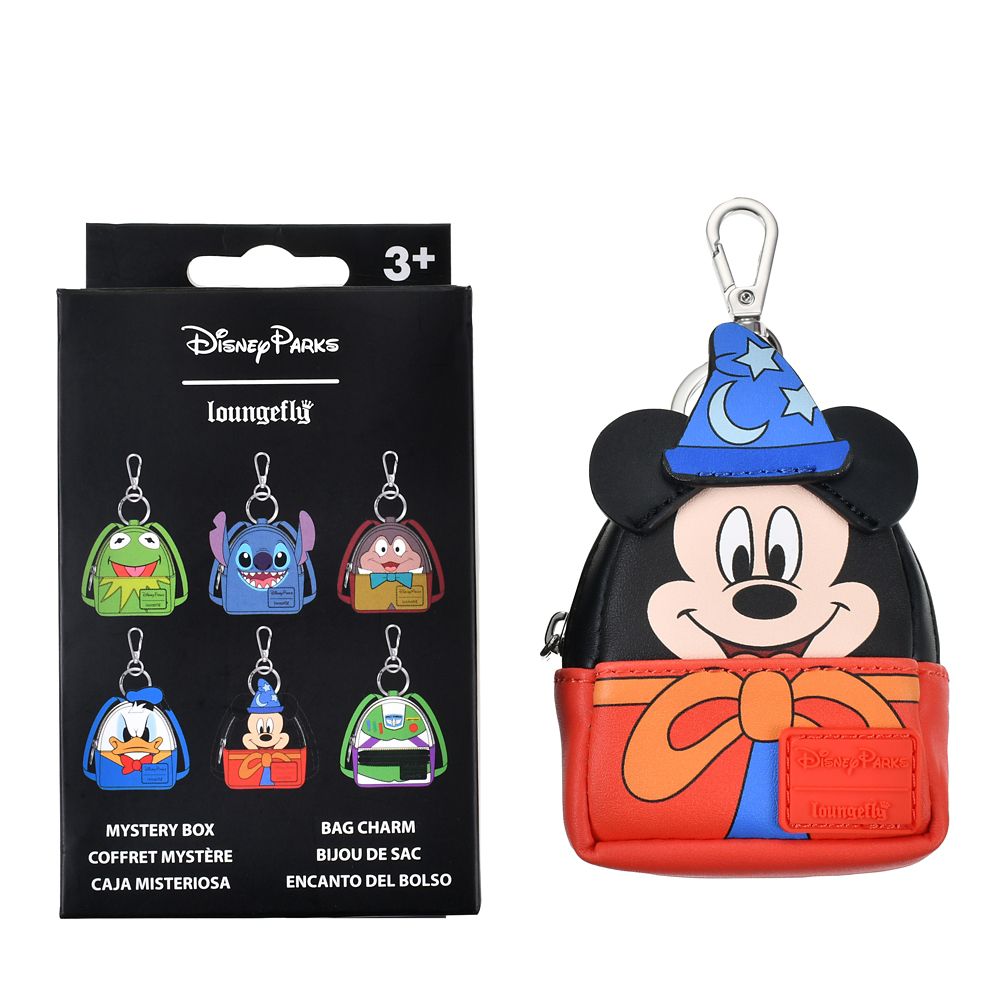 【Loungefly】ディズニーキャラクター シークレットバッグチャーム ポーチタイプ バックパック風