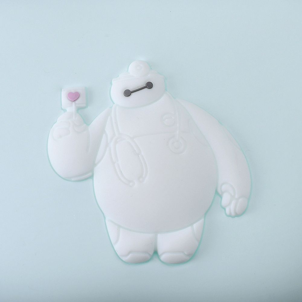 ベイマックス ポーチ(M) ダスト用 キーホルダータイプ ブルー CARE ROBOT BAYMAX