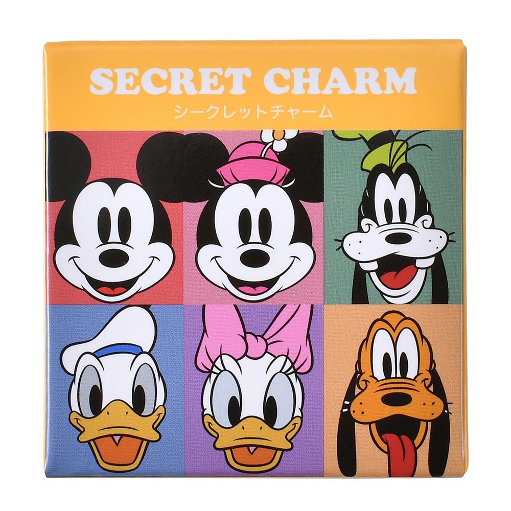 ミッキー＆フレンズ シークレットキーチェーン レトロ フェイス