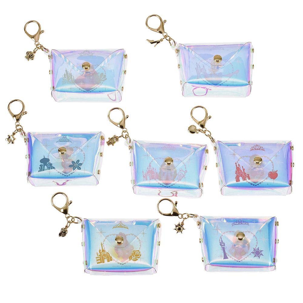 ディズニープリンセス シークレットポーチ オーロラクリア キーホルダータイプ