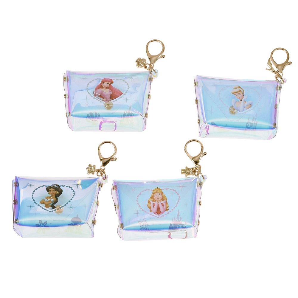 ディズニープリンセス シークレットポーチ オーロラクリア キーホルダータイプ