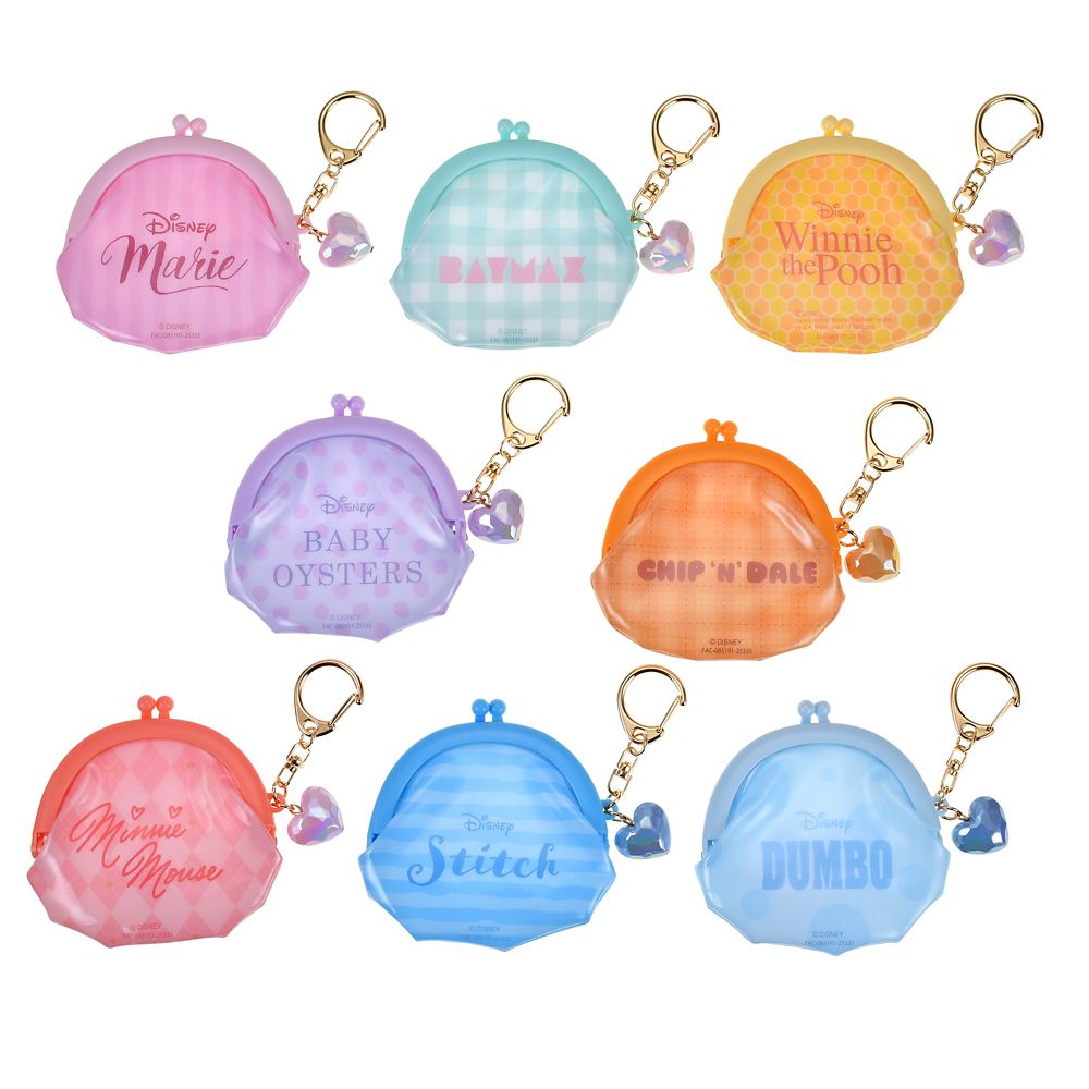 ディズニーキャラクター シークレットポーチ がまぐち キーホルダータイプ パターン