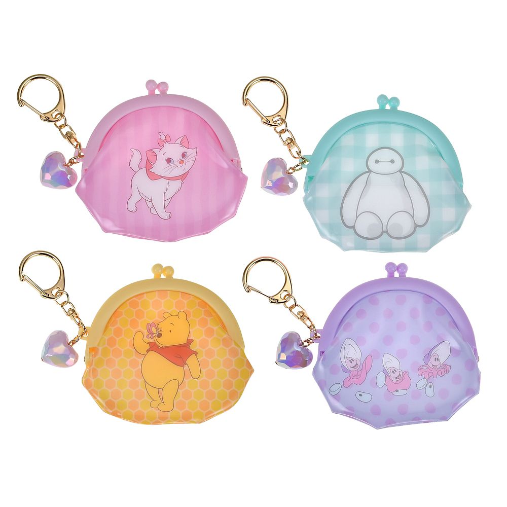 ディズニーキャラクター シークレットポーチ がまぐち キーホルダータイプ パターン