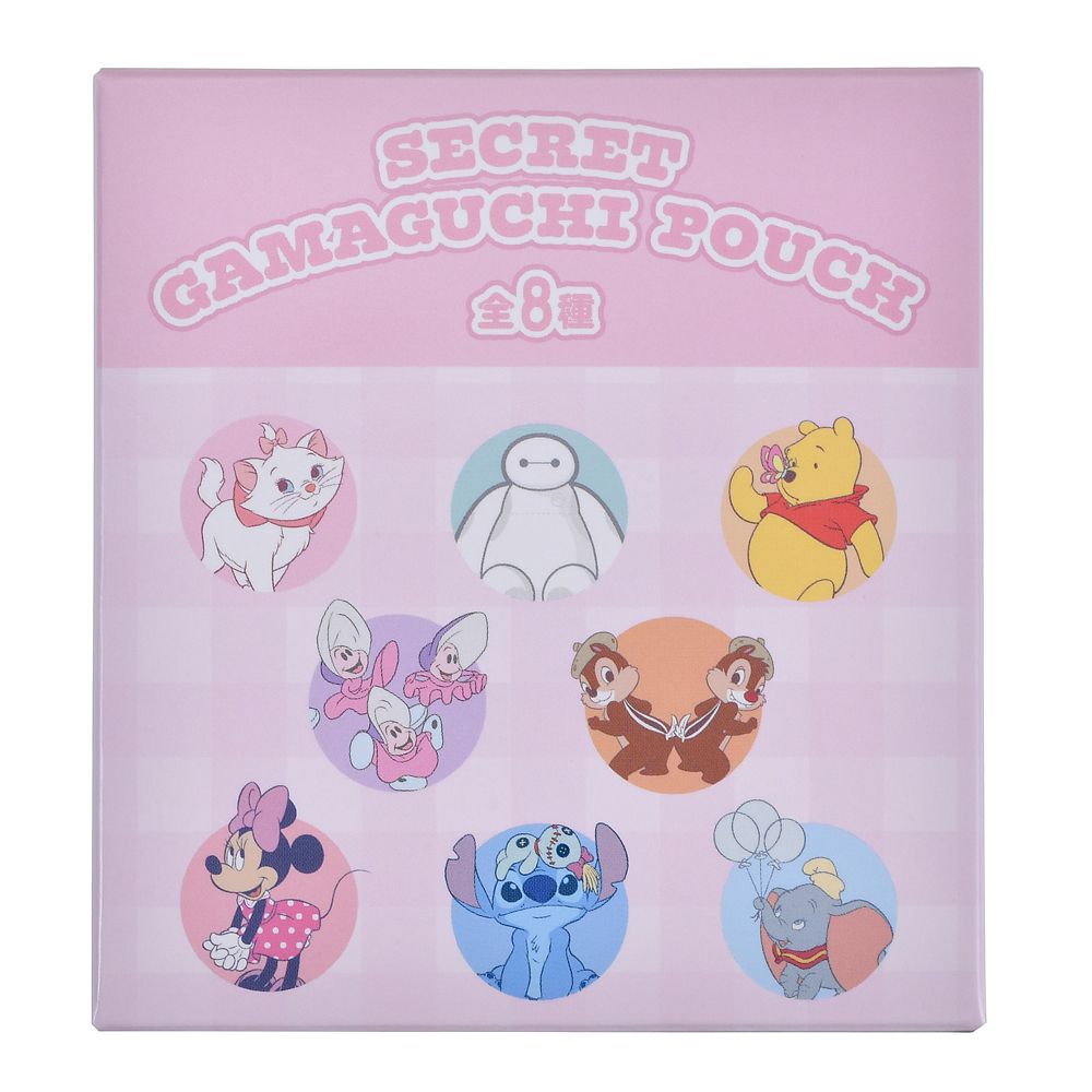 ディズニーキャラクター シークレットポーチ がまぐち キーホルダータイプ パターン