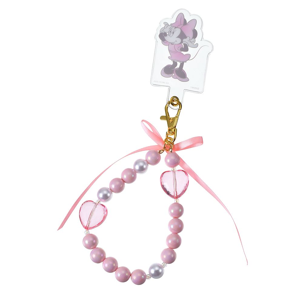 ミニー ストラップ スマートフォン用 ゴロゴロビーズ 手ぶらGoods