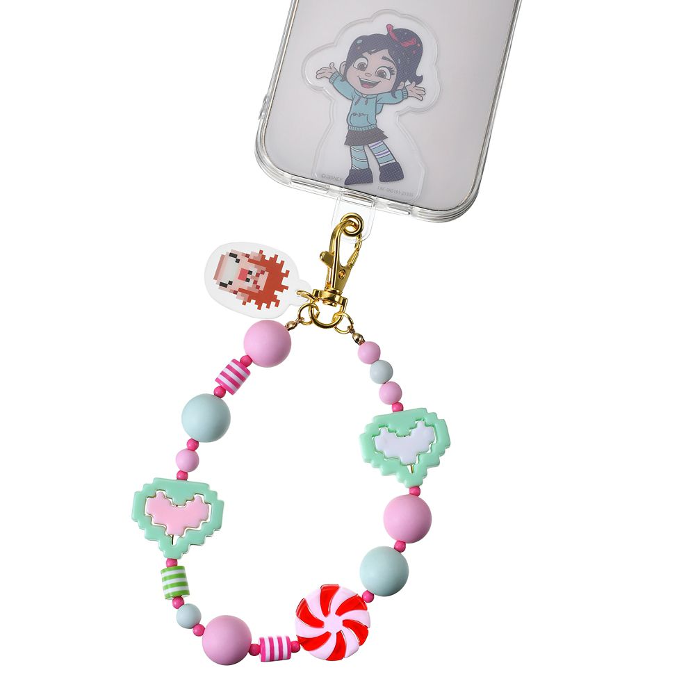 ヴァネロペ＆ラルフ ストラップ スマートフォン用 ゴロゴロビーズ 手ぶらGoods