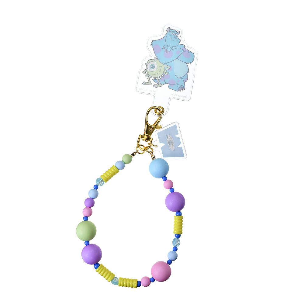 サリー＆マイク ストラップ スマートフォン用 ゴロゴロビーズ 手ぶらGoods