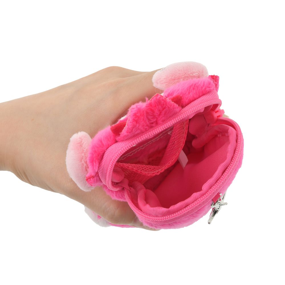 チェシャ猫 カードケース キーホルダータイプ クリア窓 ふわふわ ときめいて