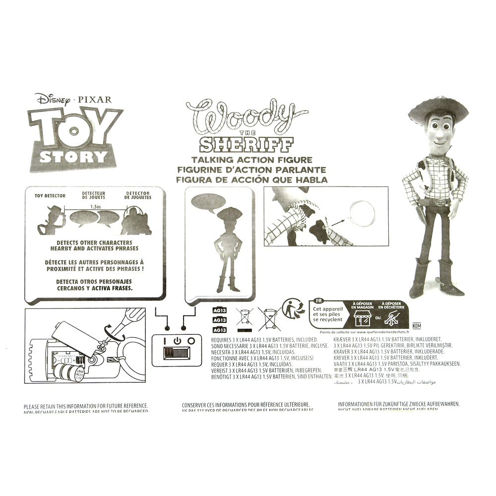 【再入荷】ウッディ トーキングアクションフィギュア Talk Together