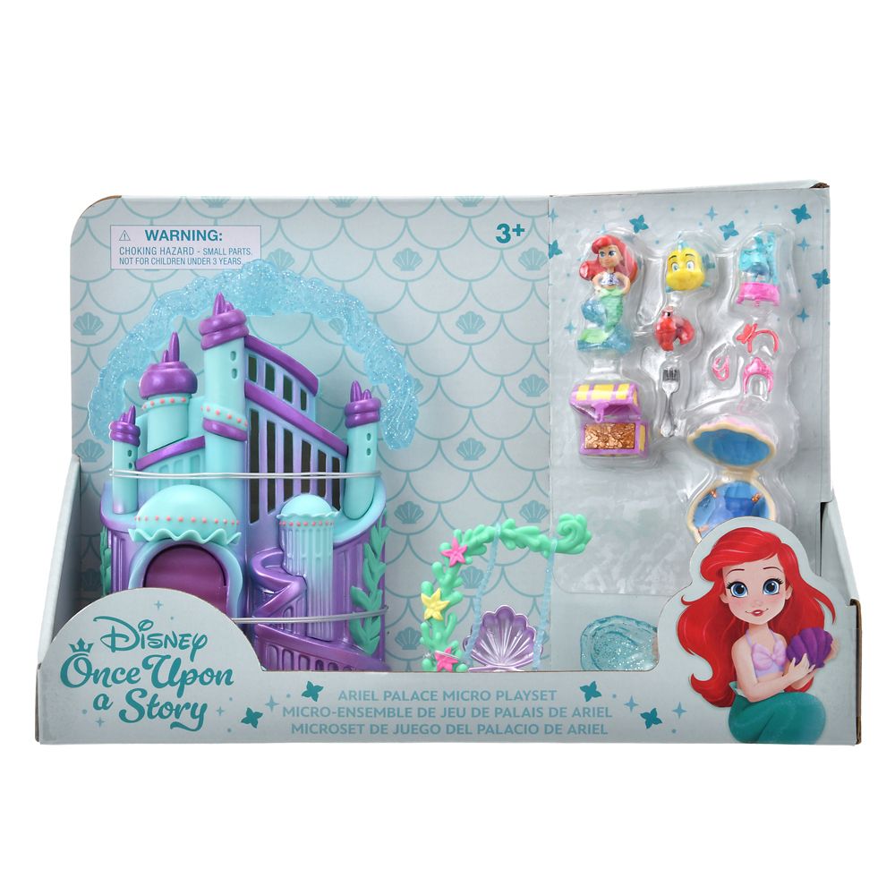 【再入荷】アリエル、フランダー、セバスチャン フィギュア プレイセット Disney Once Upon a Story
