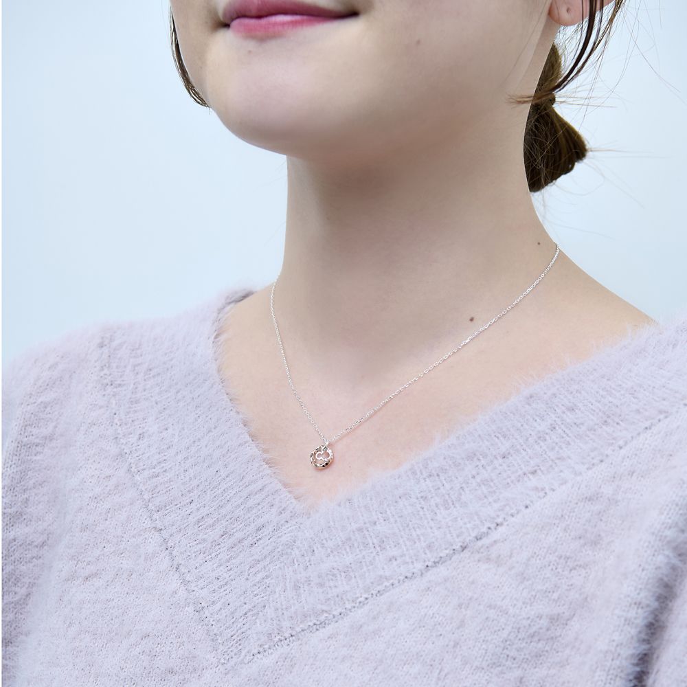 【ザ・キッス】[2025年 クリスマス限定] DI-SN728CZ  40cm 隠れミッキー /  シルバー ネックレス