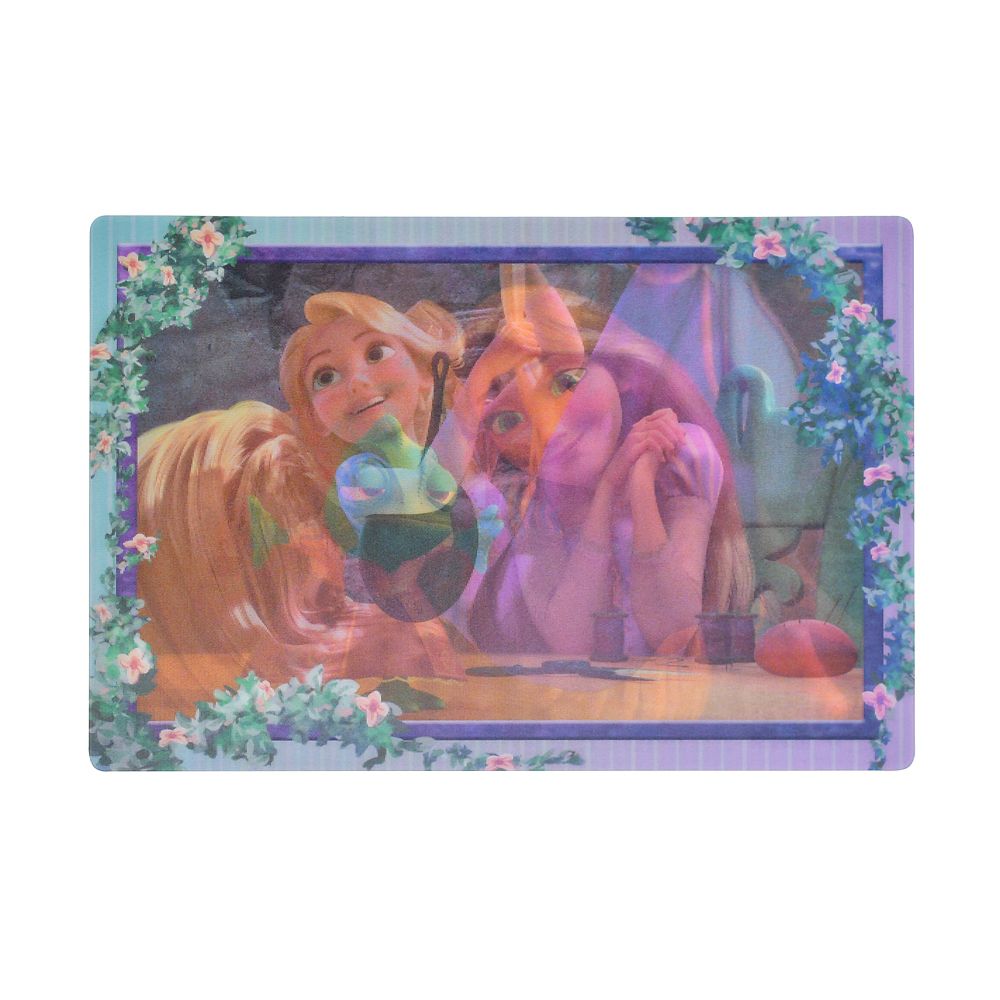 ラプンツェル＆パスカル ポストカード 窓 Lenticular