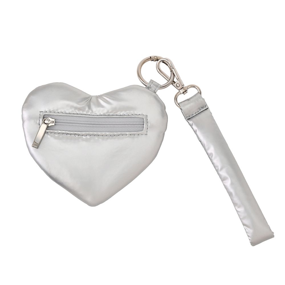 ベイマックス ポーチ フラット カラビナ・ハンドストラップ付き ソフトメタリック 型押し