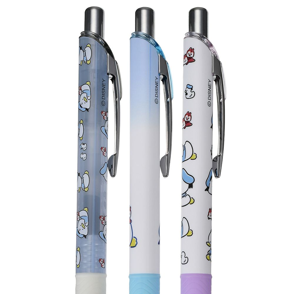 ドナルド、チップ＆デール エナージェル 0.5 ゲルインキボールペン セット DONALD BIRTHDAY 2026