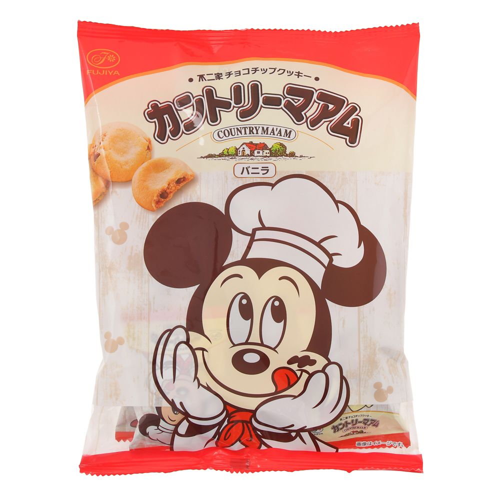 【再入荷】【不二家】カントリーマアム ミッキー＆フレンズ チョコチップクッキー バニラ