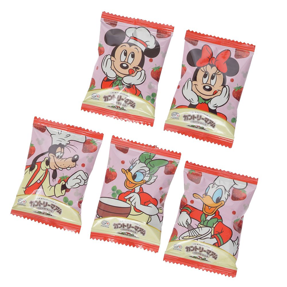 【再入荷】【不二家】カントリーマアム ミッキー＆フレンズ チョコチップクッキー いちご
