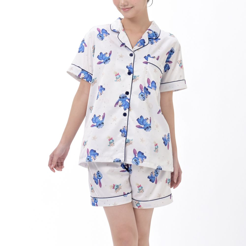 スティッチ＆スクランプ 半袖パジャマ Disney Stitch Day Collection