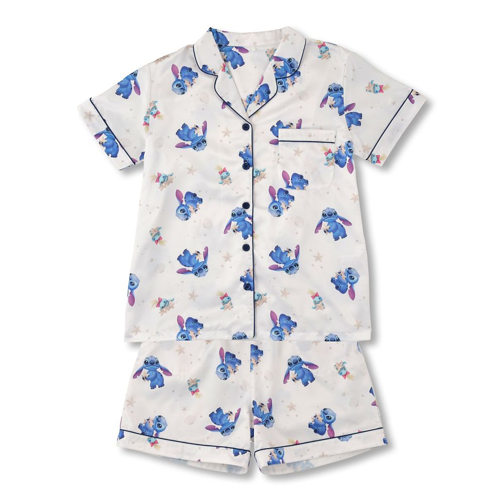 スティッチ＆スクランプ 半袖パジャマ Disney Stitch Day Collection